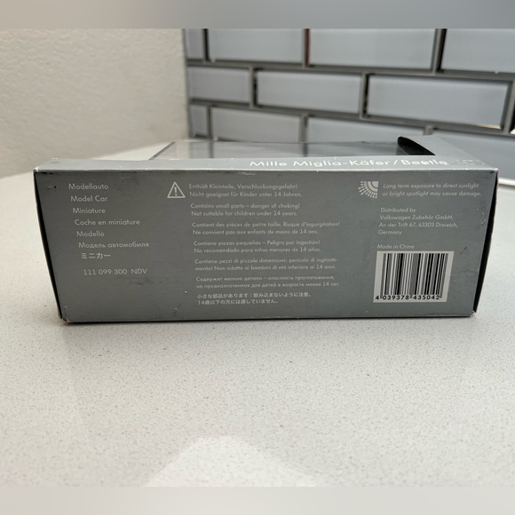 Volkswagen Model Car VW Beetle Bug Scale 1/43 Mille Miglia #347 1954 Green - Picture 5 of 14